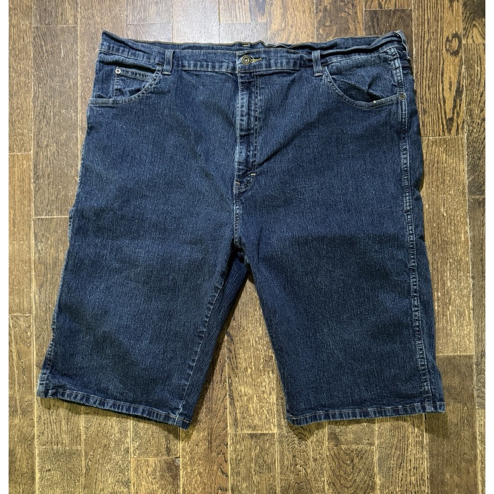 Dickies Blue Jean Shorts Men's Size 42 Stretch High Rise Denim